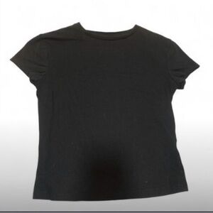 Classic Black Crewneck Tee